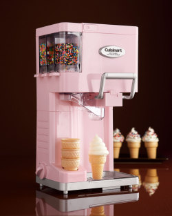 thegestianpoet:  THIS LIGHT PINK SOFT SERVE ICE CREAM MAKER EXISTS