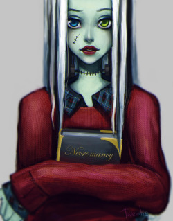 christinium:  I also edited my old paintings of those ghoulies~