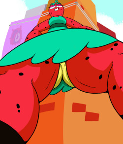 td-lives: low angles are great and so are thicc thighs  strawberry