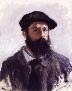   Claude Monet, Autoportrait coiffé d’un béret, 1886, 55