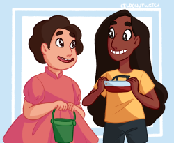 lildonutwitch:  trying out new styles with a steven universe