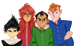 sully-s:  So I’m re-watching Yu Yu Hakusho …Also Kuwabara