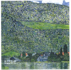 dionyssos:  Gustav Klimt , Litzlberg on the Attersee 1910 - 1912