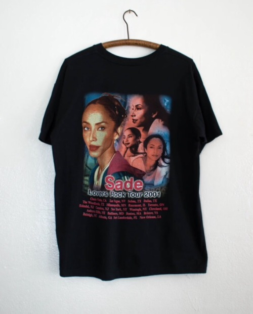 dustinmkemp:  Vintage Sade Lovers Rock Tour Tee.  I need this!