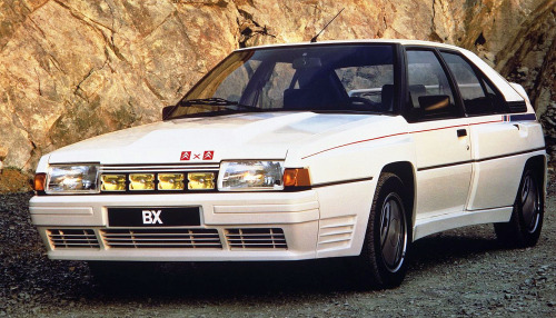 carsthatnevermadeitetc:  Citroën BX 4TC, 1985. A homologation