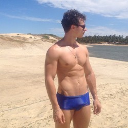 speedodaze:Private Beach: At the gay beach on a random weekday,