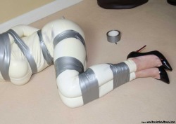 gaggedgirls: I love it when the roll of duct tape is left next