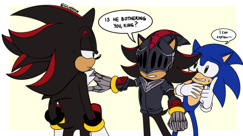 silvermun:  Sonic gets a new bodyguard LMAO