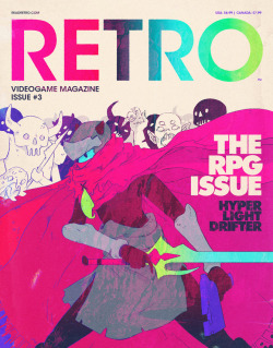 kylefewell:  coryschmitz:  Cover for RETRO Magazine issue #3.
