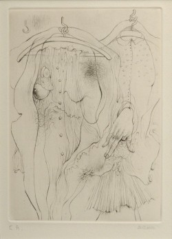 nuellemma-fontineau:  HANS BELLMER  A Sade # 1 , 1961 