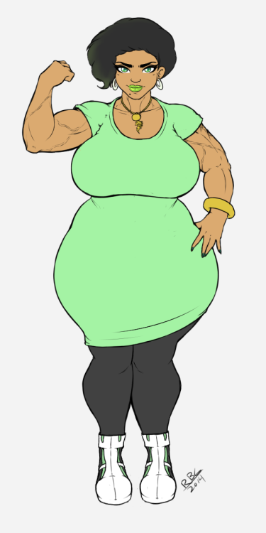 jack-aka-randomboobguy:  This is Cathleen Lowe aka CAT 5. She is a 34 year old Aerokinetic.  She’s the younger sister to Clara Caldwell aka Mama Watt and Amelia Caldwell aka Jiggly Watt’s aunt. Standing at almost 6’5 and weighing 290lbs she is