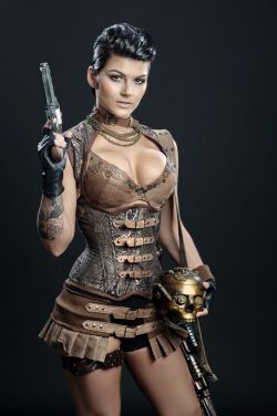 geek-girls-and-cosplay:  Source:Steampunk Babes That Will Wake
