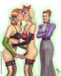 ciod:  Femdom Cartoon Image of the Day 