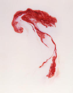 showslow: Paintings of Blood and Milk by Frederic Fontenoy 