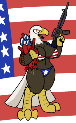 troutdraws:  happy america day 