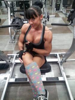 ripsavage126:  Muscle Angel, Erica Cordie