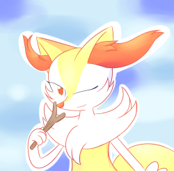 mrdegradation:I’ve wanted to draw a Braixen for a while, but