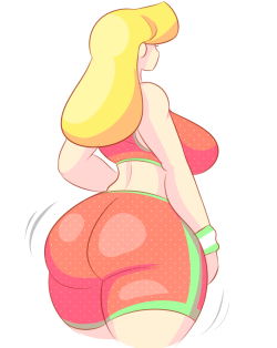 theycallhimcake:  I was asked to draw a butt, so I did another