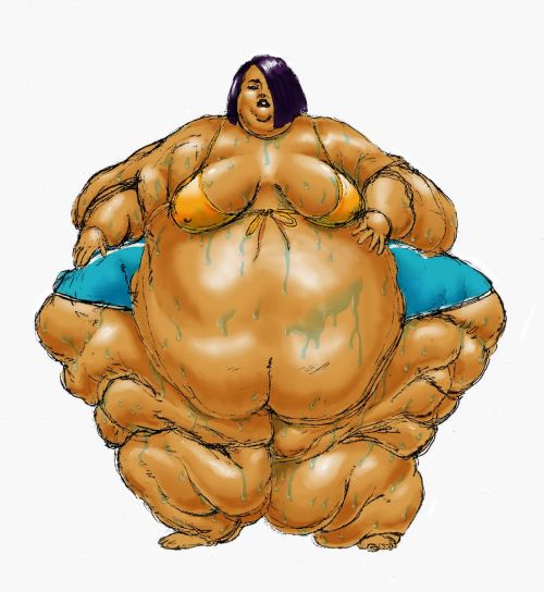 allyouneedisbellies:Someone on 4chan colored the art of studiofa into sweating slobs.Thanks, whoever you are. studio slob edit guy, if you read this please come back