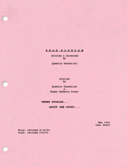femburton:  The Making of Pulp Fiction 