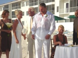 rwfan11:  ….a wedding at the beach + a thin white shirt + a