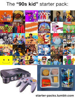 starter-packs:  The “90s kid” starter pack