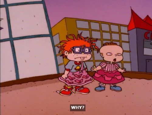 allanime01:  caprediem:  tassiekitty:  samwinchesterswifipassword:  seriouslyamerica:  Seriously, Rugrats was not fucking around.  People don’t give Rugrats enough credit for how progressive it was. I mean think about it. Chuckie, for most of the series