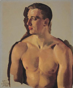 1933 - Portrait of a young man Konstantin Somov, 1869–1939