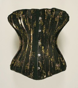 contouredbycorsets:  Corset Date: 1890; Culture:  American; Medium: