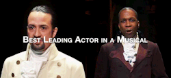 isaacoscar:  2016 Tony Award Acting Nominations for Hamilton