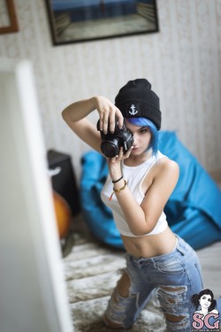 dmc-mario:  Suicide Girls Mimorgue  I bet this fine ass chick