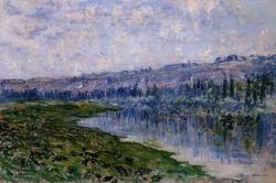 artist-monet:  The Seine and the Chaantemesle Hills, Claude Monethttps://www.wikiart.org/en/claude-monet/the-seine-and-the-chaantemesle-hills