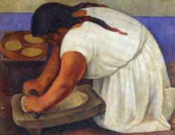 artist-rivera:  Woman Grinding Maize, Diego Rivera