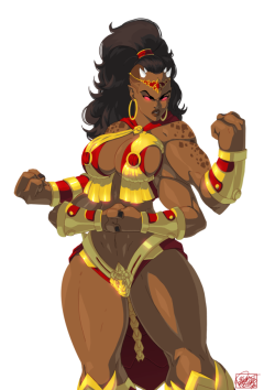 tovio-rogers:    mortal kombat’s sheeva. done as part of an