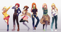 Girls of  The Human Reignition Project by Rosuuri 