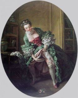   This image by Francois Boucher says it all. A fully dressed