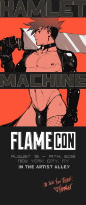 I’ll be at Flamecon 2018! It’s in my hometown, NYC! 🤘