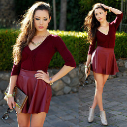 lookbookdotnu:  Berry Hues   Awwdore Giveaway (by Jessica R.) 