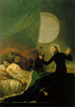 Francisco Goya -St Francis Borja at the Deathbed of an Impenitent