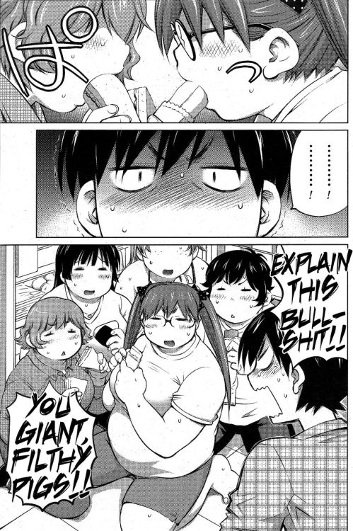 Weight gain scene in Daisuki Onnanoko wa Desu ka