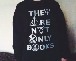 darksideofthehell:  They are not only books! em We Heart It.