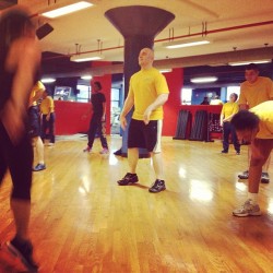 Jump Squats! Making My Sailors Sweat! (at The Loft and Fitness Center)