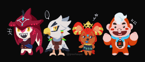 greatsenpai:hyrule villagers