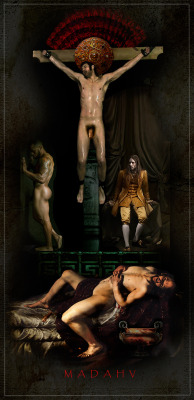 portfoliomadahv:  Spanish inspired crucifixion scene 