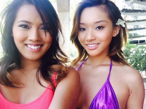 angelinachung:So yesterday I shot an all asian scene that you will be able to see on allgirlmassages.com I got to work with Alina Li, Marica Hase, and Cindy Starfall. It was so much fun. I’ve never worked with Alina and Marica before. But Ive definitely