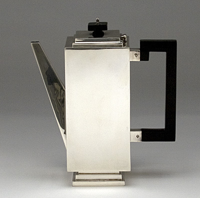 inspografik:  English Art Deco Sterling Silver Coffee potCharles