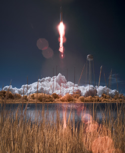sagansense:   Antares Rocket Lift Off  via space-wallpapers 