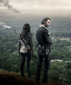 dailytwdcast:  New promotional picture of Rick Grimes and Michonne