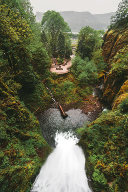 brianstowell: Multnomah Falls through the seasons I took the