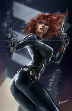 superheropinups:  Black Widow - Cris Delara